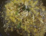 A picture of step 3 of Palak paneer.