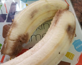 Foto del paso 1 de la receta: Pastel húmedo de choco-banana, sin harina, sin azúcar, sin lácteos, en microondas