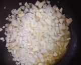 A picture of step 2 of Chana Masala.