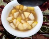A picture of step 3 of Orange juice chaat.