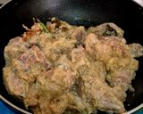 A picture of step 7 of Chicken Rezala.