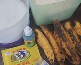 Foto langkah ke 1 dari resep Puding pisang manis.