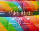 Foto langkah ke 11 dari resep Rainbow roll cake ala Feni.
