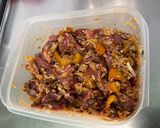 Une image de l'étape 8 de Vermicelles de riz au bœuf mariné gingembre et tomate.
