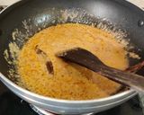 A picture of step 6 of Egg Lababdar.