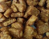 Gambar langkah 1 resipi Peria & Tempe Varuval (VEGETARIAN).