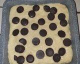 Une image de l'étape 4 de Gateau de semoule aux palets de chocolat.