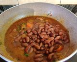 A picture of step 8 of Rajma palak curry.