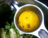 A picture of step 3 of Green chutney.
