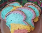 Foto langkah ke 9 dari resep Roti tawar rainbow.
