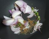 A picture of step 1 of Cashew Curry.