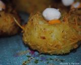A picture of step 18 of Pasta vermicelli nest with mashed potatoes.