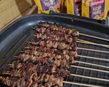 Foto langkah ke 6 dari resep Sate Jamur Tiram Bumbu Kecap.