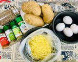 馬鈴薯蛋糕的食譜步驟1照片