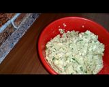 A picture of step 1 of Cheesy chicken potato sticks.