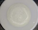 A picture of step 1 of Boondi ka Raita.