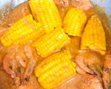 Foto langkah ke 6 dari resep Udang Jagung Manis Saos Padang.