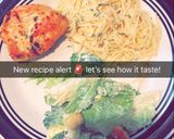 A picture of step 5 of Stove Top Buttered Chicken w/ Lemon Zested Angel Pasta.