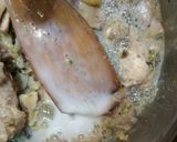 Foto del paso 7 de la receta Conejo al cava con uvas pasas y pistachos