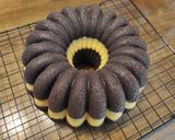Foto langkah ke 7 dari resep Bolu ketan hitam cheese kukus.