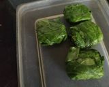 A picture of step 4 of Palak Wraps.