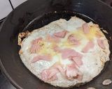 รูปขั้นตอนการทำที่ 2 ของ ไข่ขาวม้วนเบคอนชีส breakfast/brunch