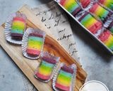 Foto langkah ke 11 dari resep Mini rainbow rollcake.