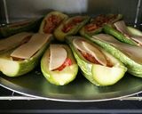 A picture of step 4 of Stuffed Zucchini with Tuna and Melted Cheese.