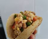 Foto del paso 8 de la receta: Arepa🫓🥙 rellena🥩 de carne🥘 molida🥗 y huevo🍳🧆