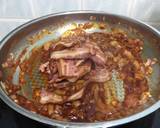 Bacon And Onion In BBQ Sauce Open Sandwich recipe step 2 photo