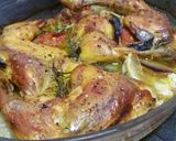 A picture of step 5 of Chicken beer roast.