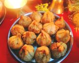 पूरना ची मोदक (फ्राई मोदक) रेसिपी चरण 5 फोटो
