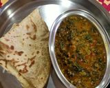 मुगडाळ पालक भाजी (Moongdal Palak Bhaji Recipe In Marathi) रेसिपी स्टेप 6 फोटो 
