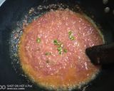 A picture of step 4 of Sweet and spicy mutton#cookingwithtomatoesrecipecontest#4weeksch.