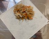 A picture of step 3 of Glass Noodle Spring Rolls.
