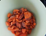 A picture of step 4 of Indo- chinese curry.