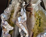 Foto del passaggio 2 della ricetta Branzino zucchine e menta