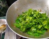 A picture of step 6 of Dal Palak and Green Papaya Curry.
