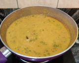 A picture of step 8 of Green moong toor dal tadka.