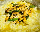 A picture of step 6 of Ven Pongal.