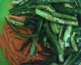 Foto langkah ke 1 dari resep Tahu mawut cabe ijo.