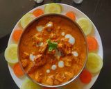 A picture of step 5 of Niramish Paneer.