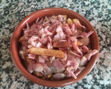 Foto del paso 3 de la receta: Patatas con bacon y queso
