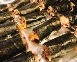 Hình bước làm 3 của món Chả ức gà rong biển
