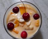 A picture of step 3 of Fruit Custard.
