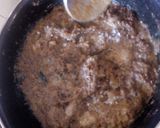 A picture of step 4 of Beetroot halva.
