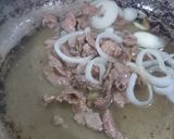 Hình bước làm 4 của món Salad cải carol trộn thịt bò