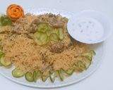 A picture of step 8 of Mutton yakhni pulao.