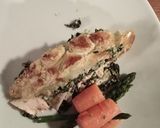 A picture of step 3 of Salmon Wellington.