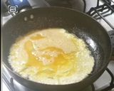 A picture of step 2 of Ham, Cheese, and Egg Sandwich 😋.